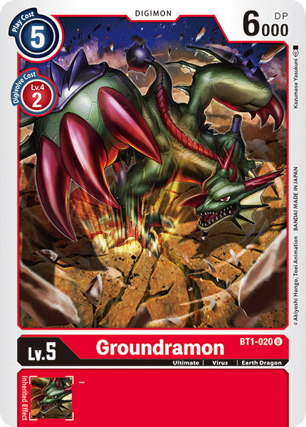 Groundramon [BT1-020] [Release Special Booster Ver.1.0] | Enigma On Main