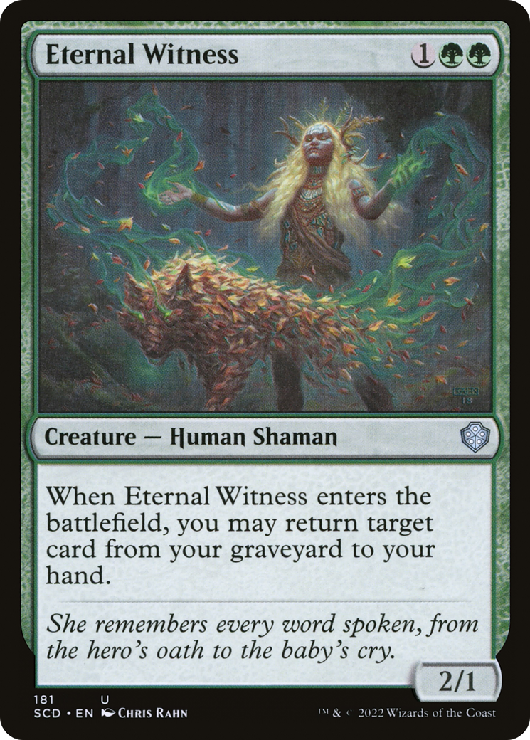 Eternal Witness [Starter Commander Decks] | Enigma On Main