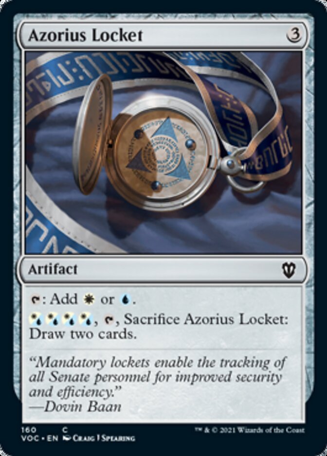 Azorius Locket [Innistrad: Crimson Vow Commander] | Enigma On Main