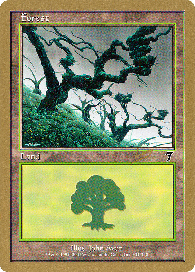 Forest (rl331) (Raphael Levy) [World Championship Decks 2002] | Enigma On Main