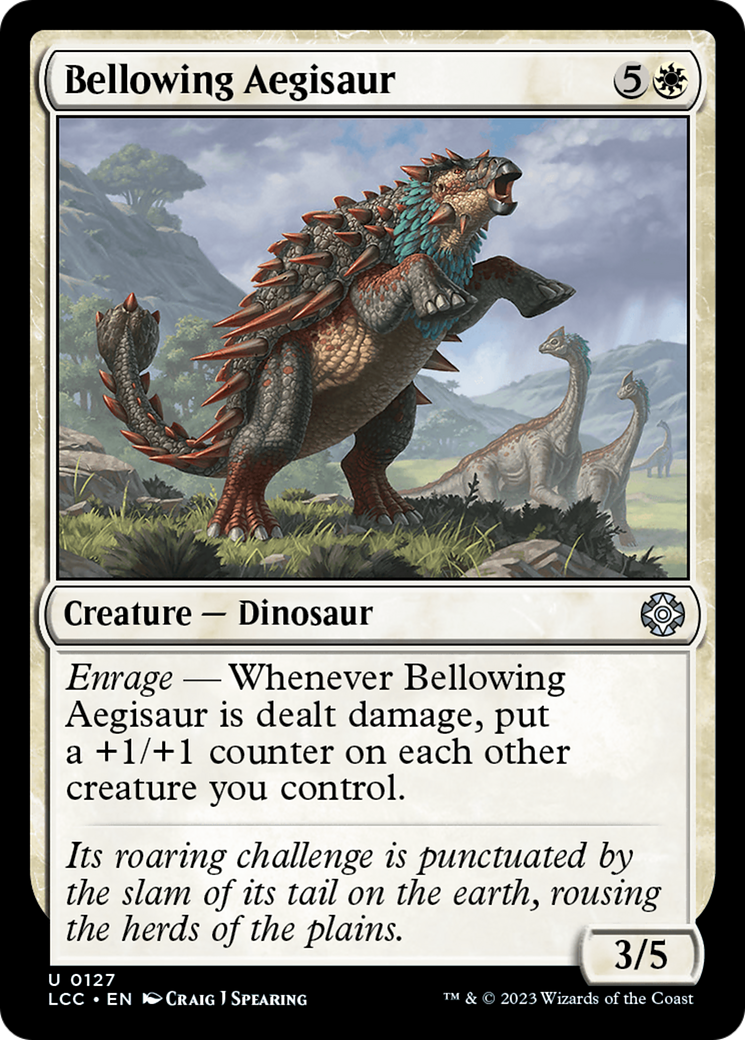 Bellowing Aegisaur [The Lost Caverns of Ixalan Commander] | Enigma On Main