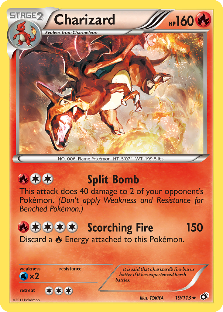 Charizard (19/113) [Black & White: Legendary Treasures] | Enigma On Main