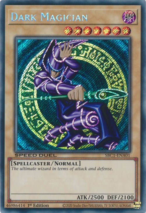 Dark Magician [SBC1-ENA01] Secret Rare | Enigma On Main