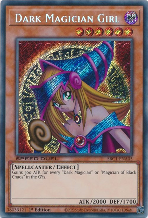 Dark Magician Girl [SBC1-ENA05] Secret Rare | Enigma On Main