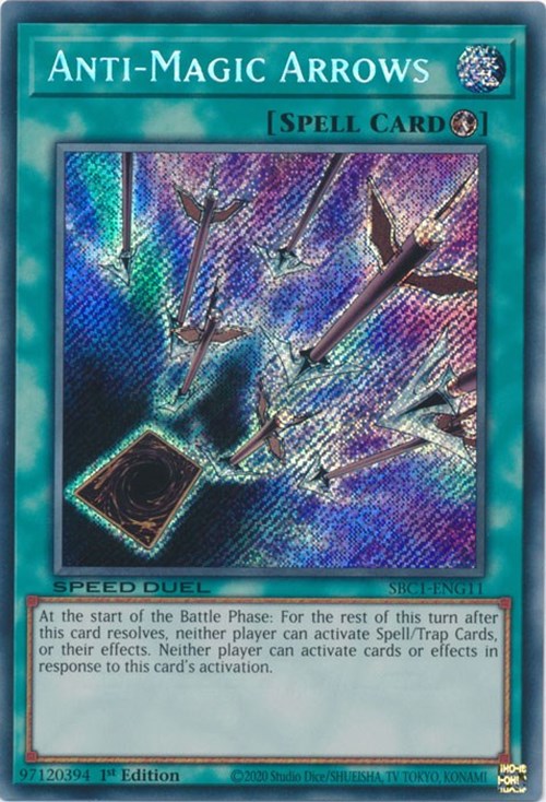 Anti-Magic Arrows [SBC1-ENG11] Secret Rare | Enigma On Main