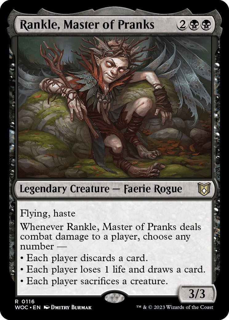 Rankle, Master of Pranks [Wilds of Eldraine Commander] | Enigma On Main