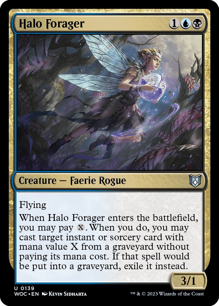 Halo Forager [Wilds of Eldraine Commander] | Enigma On Main