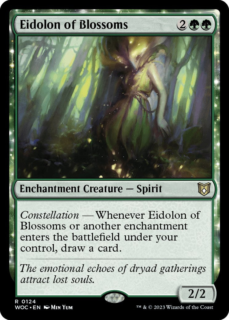 Eidolon of Blossoms [Wilds of Eldraine Commander] | Enigma On Main