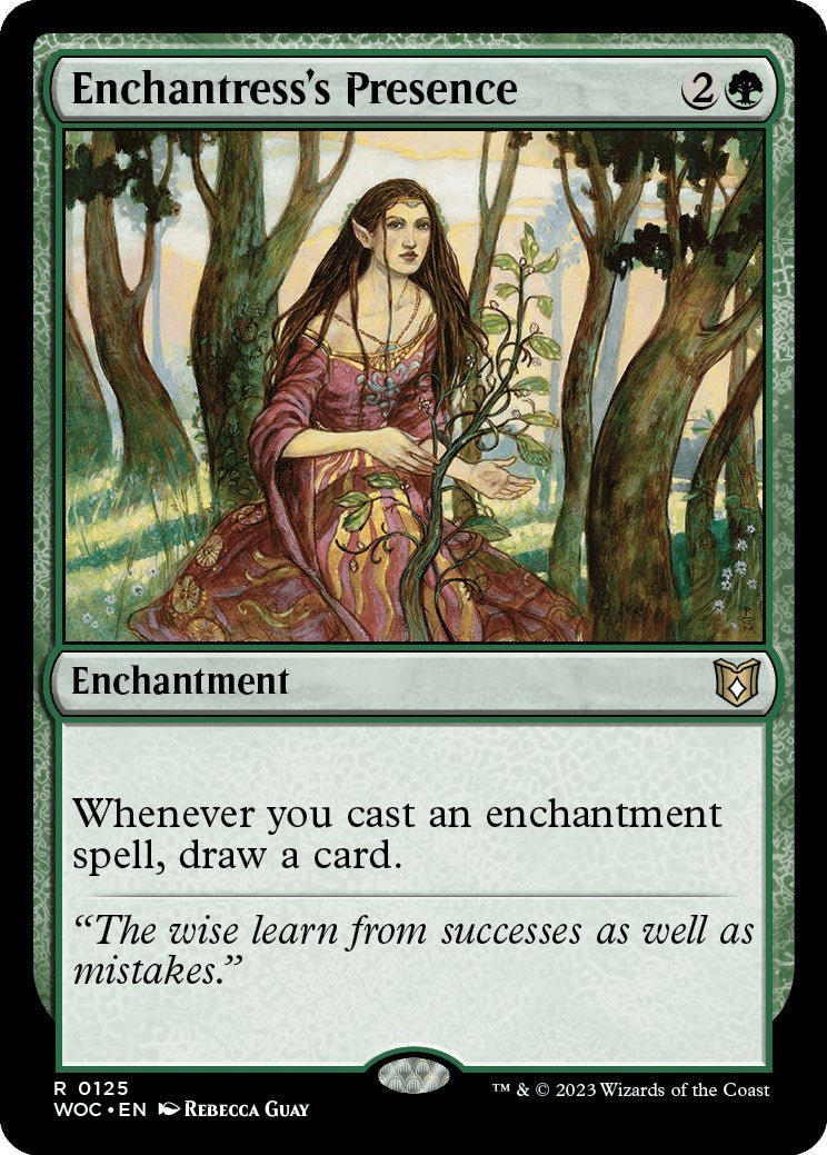 Enchantress's Presence [Wilds of Eldraine Commander] | Enigma On Main