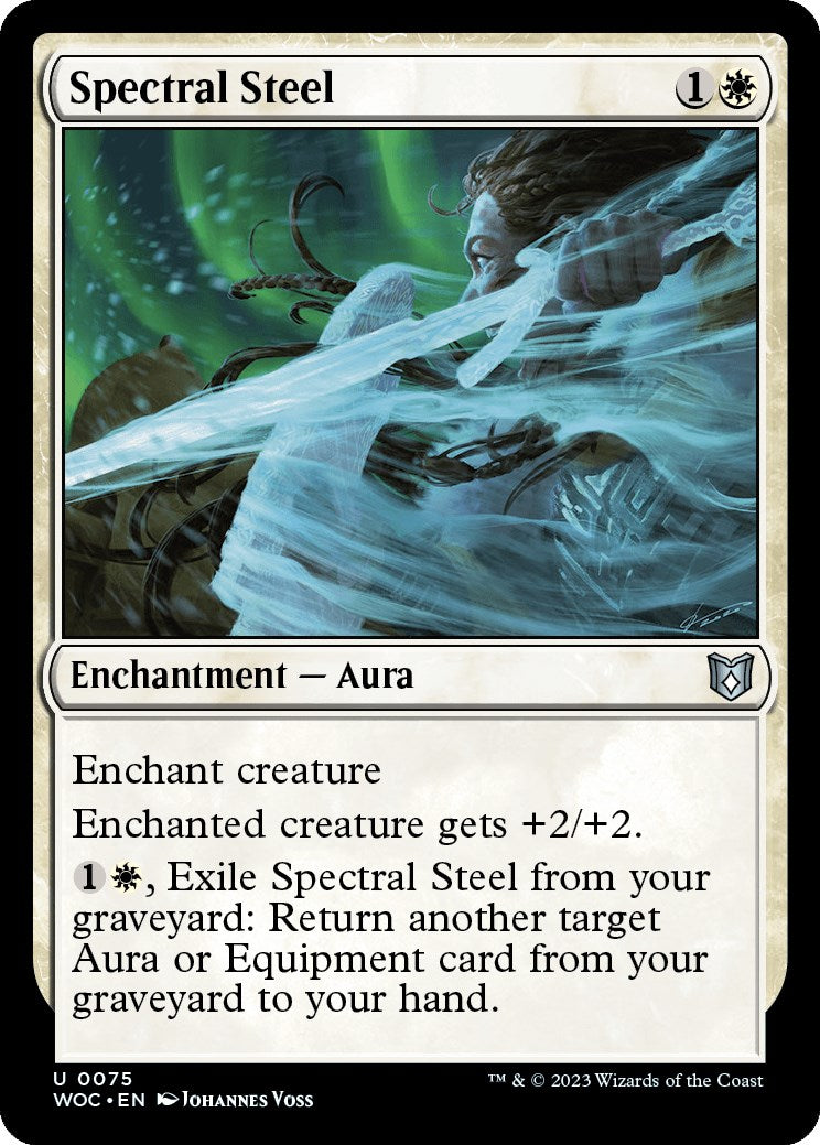 Spectral Steel [Wilds of Eldraine Commander] | Enigma On Main