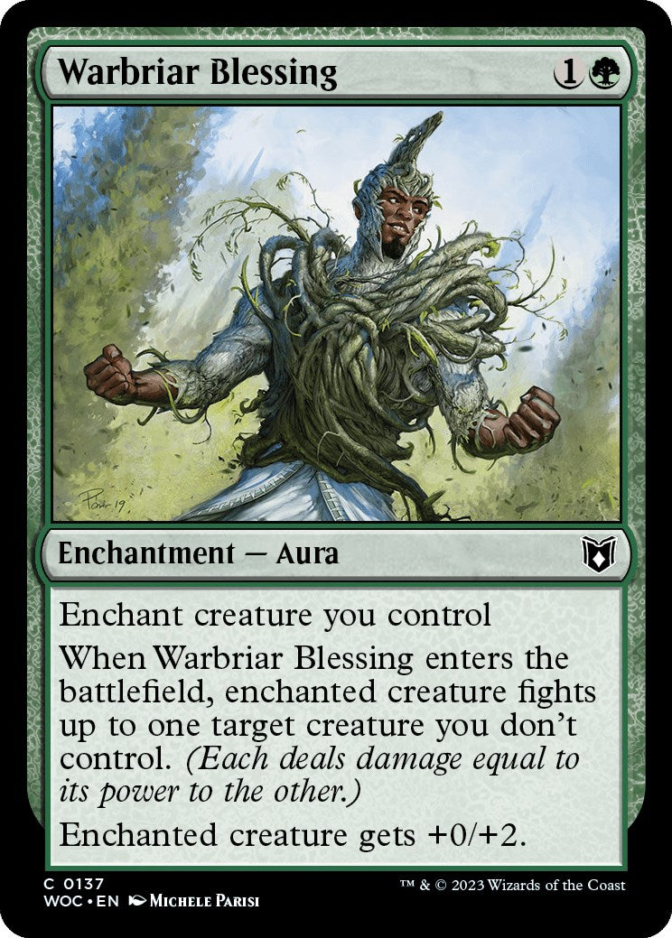 Warbriar Blessing [Wilds of Eldraine Commander] | Enigma On Main