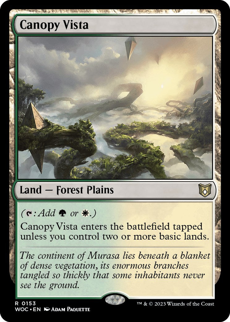 Canopy Vista [Wilds of Eldraine Commander] | Enigma On Main