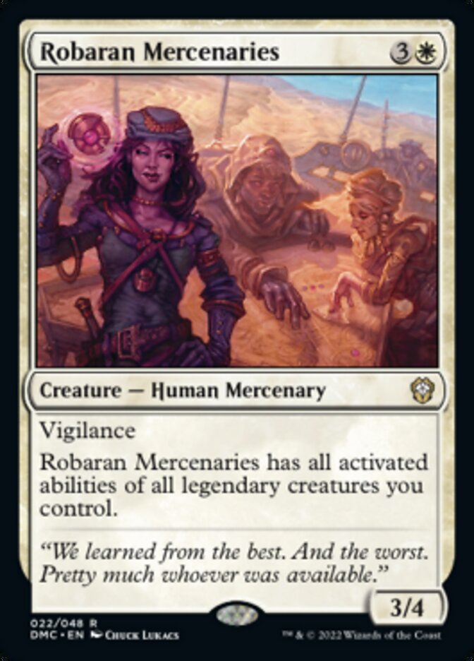 Robaran Mercenaries [Dominaria United Commander] | Enigma On Main