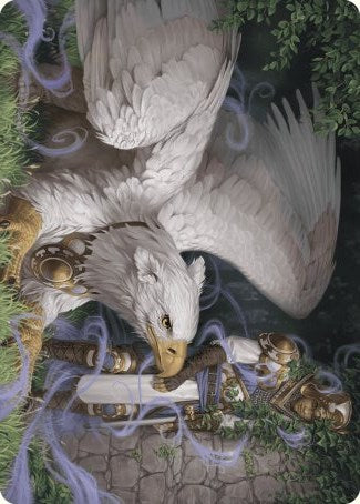 Dutiful Griffin Art Card [Wilds of Eldraine Art Series] | Enigma On Main