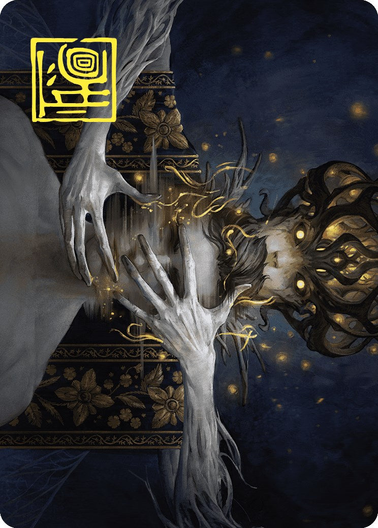 Ego Drain Art Card (Gold-Stamped Signature) [Wilds of Eldraine Art Series] | Enigma On Main