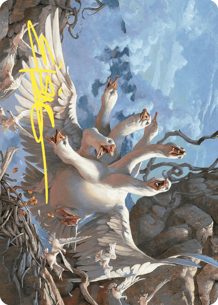 The Goose Mother Art Card (Gold-Stamped Signature) [Wilds of Eldraine Art Series] | Enigma On Main