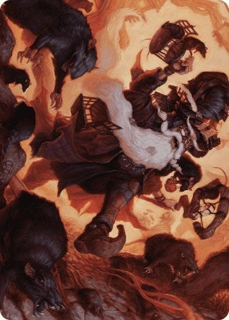 Tattered Ratter Art Card [Wilds of Eldraine Art Series] | Enigma On Main
