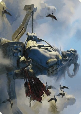 Skybeast Tracker Art Card [Wilds of Eldraine Art Series] | Enigma On Main
