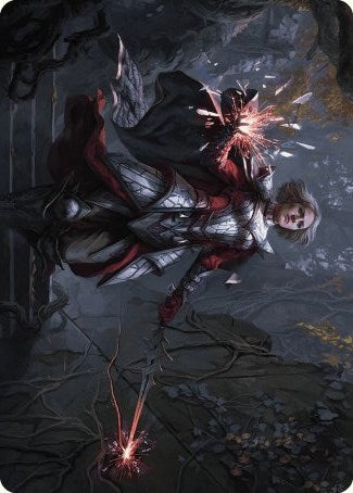 Rowan, Scion of War Art Card (31/81) [Wilds of Eldraine Art Series] | Enigma On Main