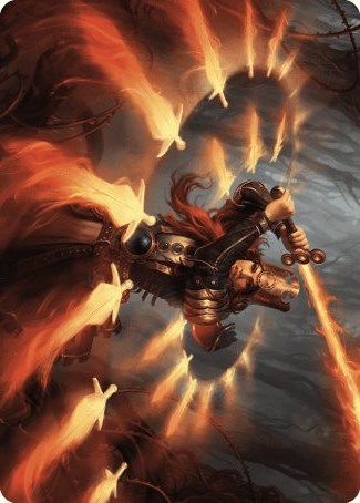 Heartflame Duelist Art Card [Wilds of Eldraine Art Series] | Enigma On Main