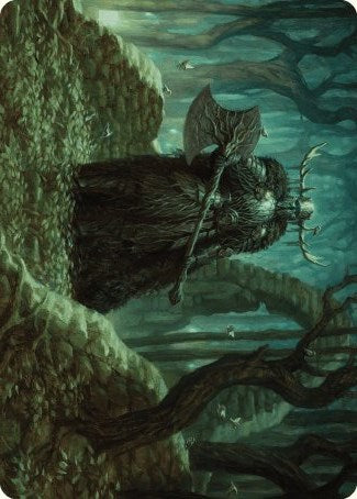 Mosswood Dreadknight Art Card [Wilds of Eldraine Art Series] | Enigma On Main