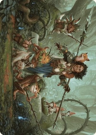 Ellivere of the Wild Court Art Card [Wilds of Eldraine Art Series] | Enigma On Main
