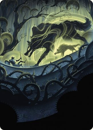 Unnatural Growth Art Card [Wilds of Eldraine Art Series] | Enigma On Main