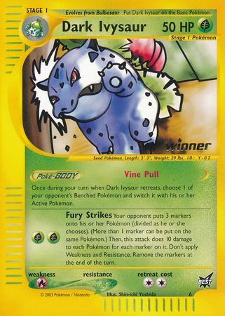 Dark Ivysaur (6) (Winner) [Best of Promos] | Enigma On Main