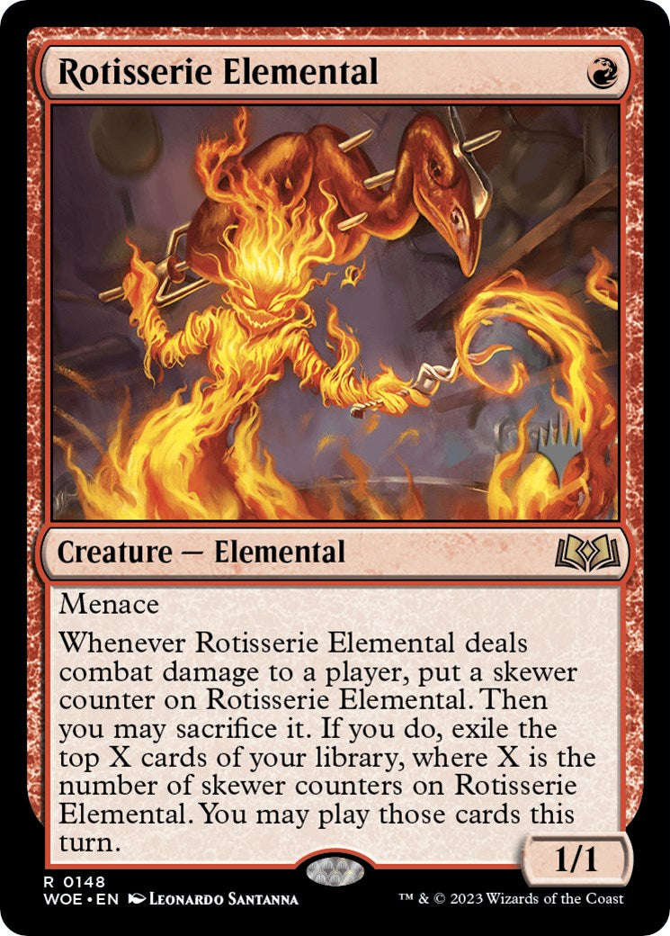 Rotisserie Elemental (Promo Pack) [Wilds of Eldraine Promos] | Enigma On Main