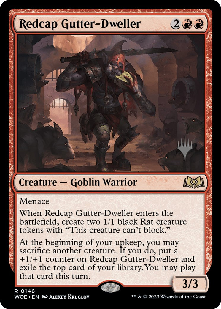 Redcap Gutter-Dweller (Promo Pack) [Wilds of Eldraine Promos] | Enigma On Main