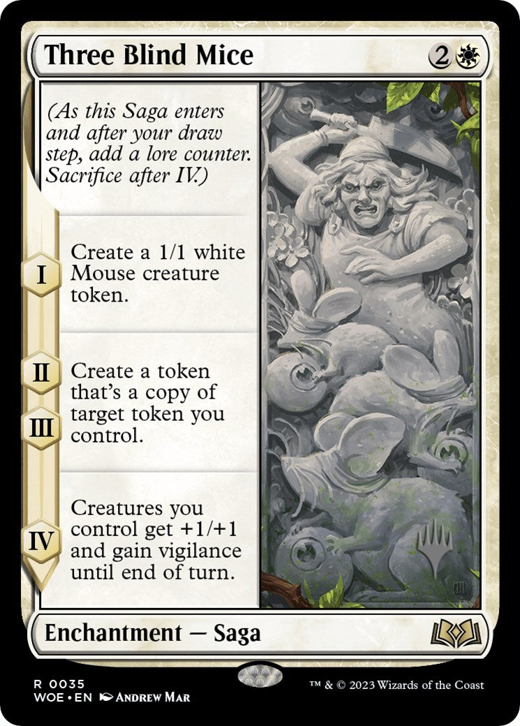 Three Blind Mice (Promo Pack) [Wilds of Eldraine Promos] | Enigma On Main