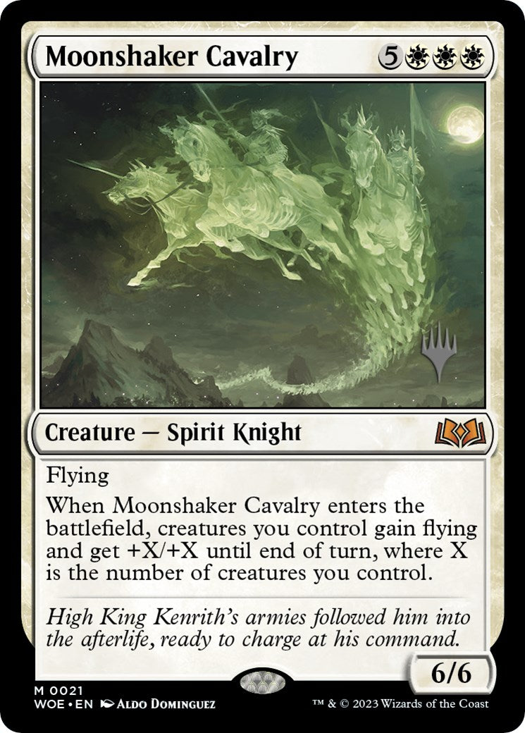 Moonshaker Cavalry (Promo Pack) [Wilds of Eldraine Promos] | Enigma On Main