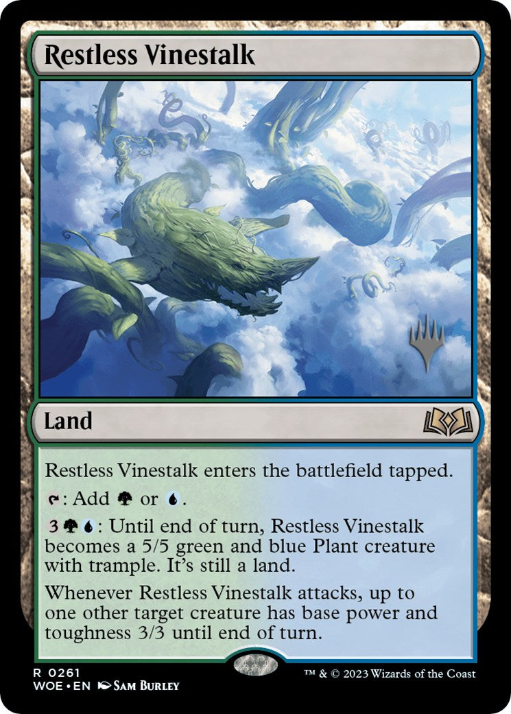 Restless Vinestalk (Promo Pack) [Wilds of Eldraine Promos] | Enigma On Main