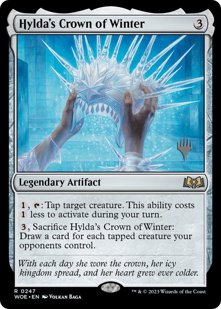 Hylda's Crown of Winter (Promo Pack) [Wilds of Eldraine Promos] | Enigma On Main