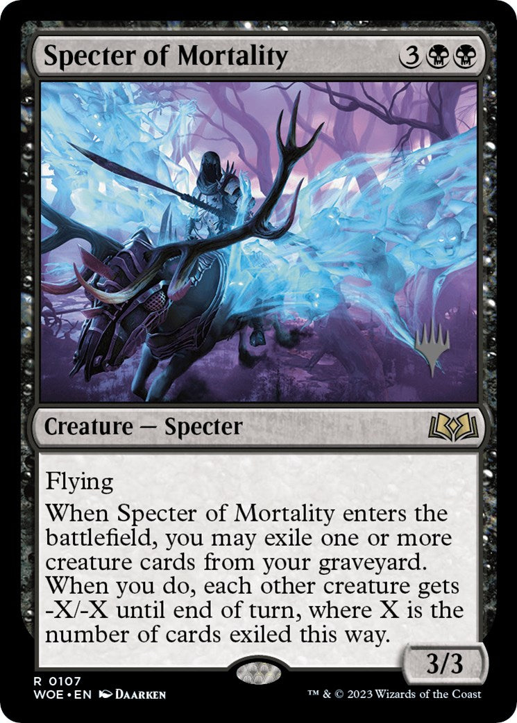 Specter of Mortality (Promo Pack) [Wilds of Eldraine Promos] | Enigma On Main