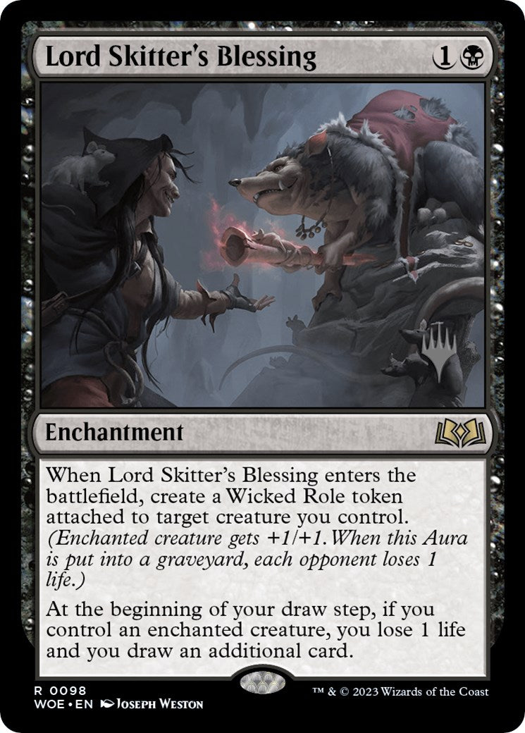 Lord Skitter's Blessing (Promo Pack) [Wilds of Eldraine Promos] | Enigma On Main