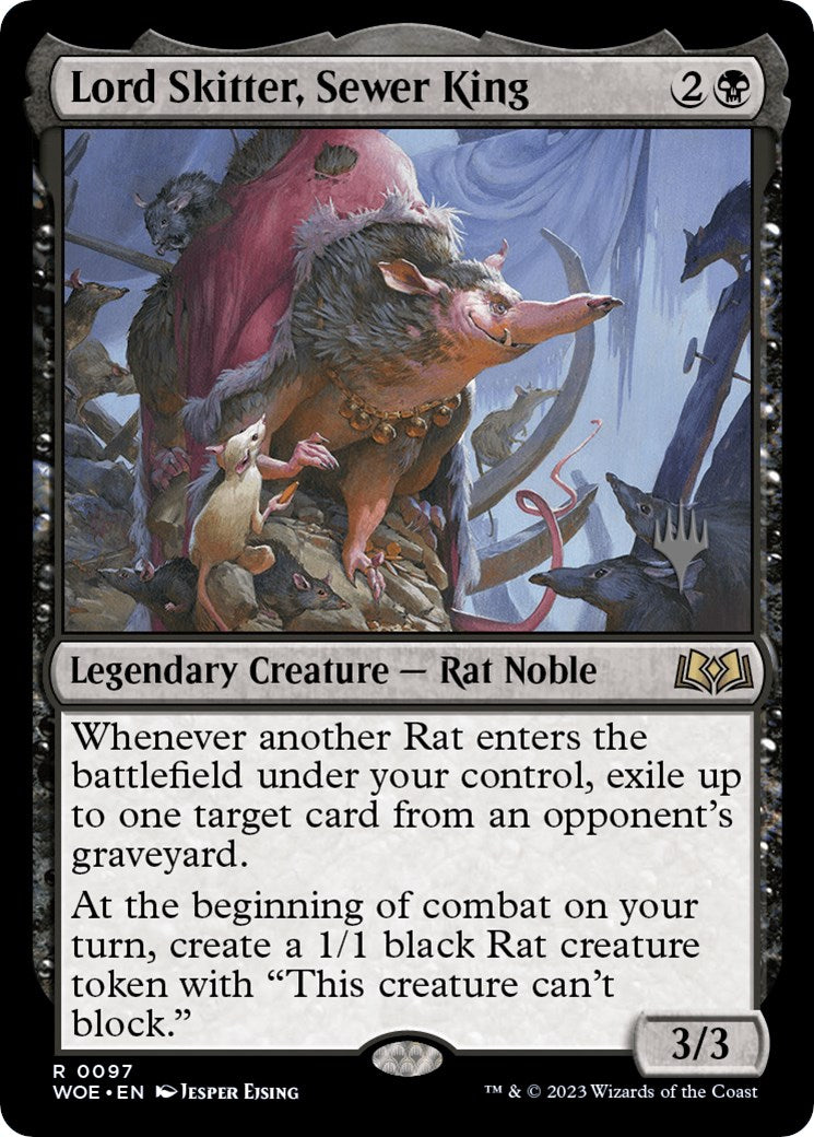 Lord Skitter, Sewer King (Promo Pack) [Wilds of Eldraine Promos] | Enigma On Main