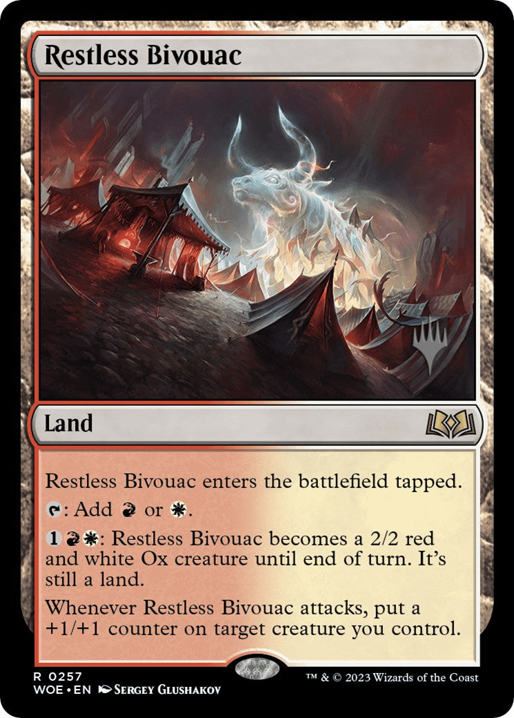 Restless Bivouac (Promo Pack) [Wilds of Eldraine Promos] | Enigma On Main