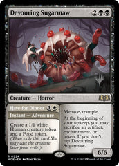 Devouring Sugarmaw // Have for Dinner(Promo Pack) [Wilds of Eldraine Promos] | Enigma On Main