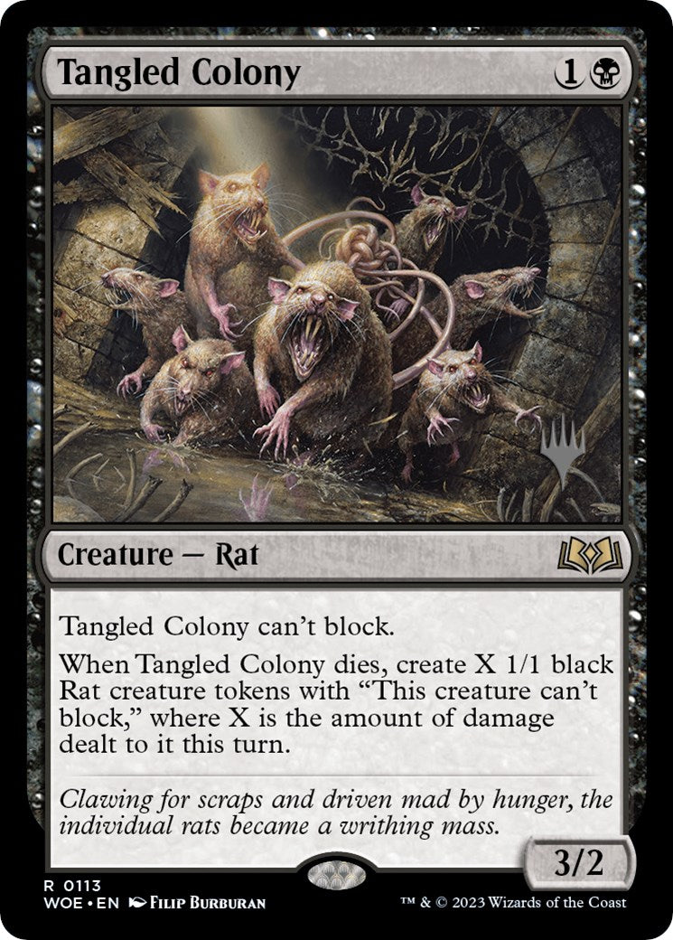 Tangled Colony (Promo Pack) [Wilds of Eldraine Promos] | Enigma On Main