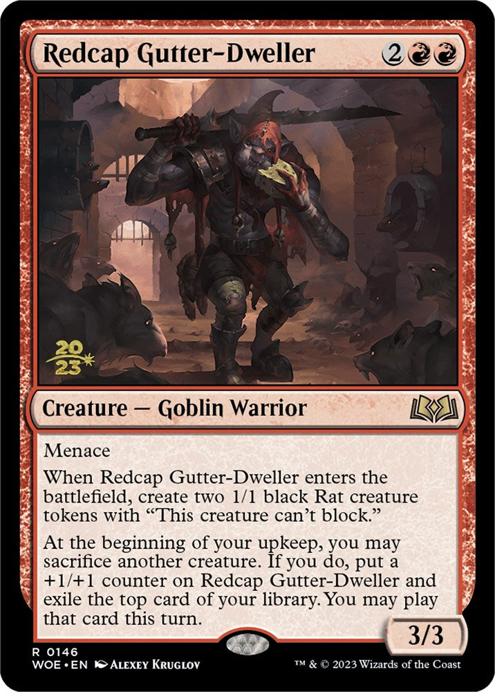 Redcap Gutter-Dweller [Wilds of Eldraine Prerelease Promos] | Enigma On Main