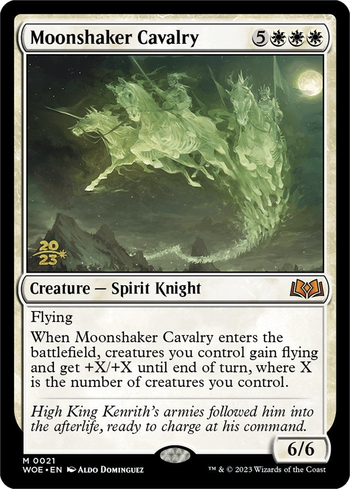 Moonshaker Cavalry [Wilds of Eldraine Prerelease Promos] | Enigma On Main