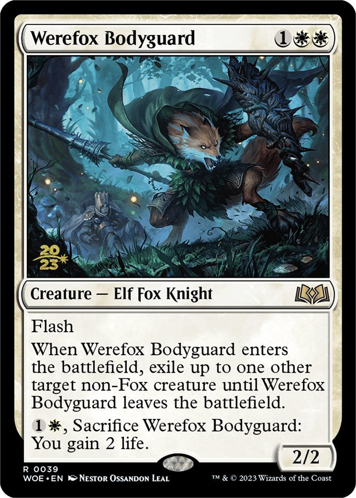 Werefox Bodyguard [Wilds of Eldraine Prerelease Promos] | Enigma On Main