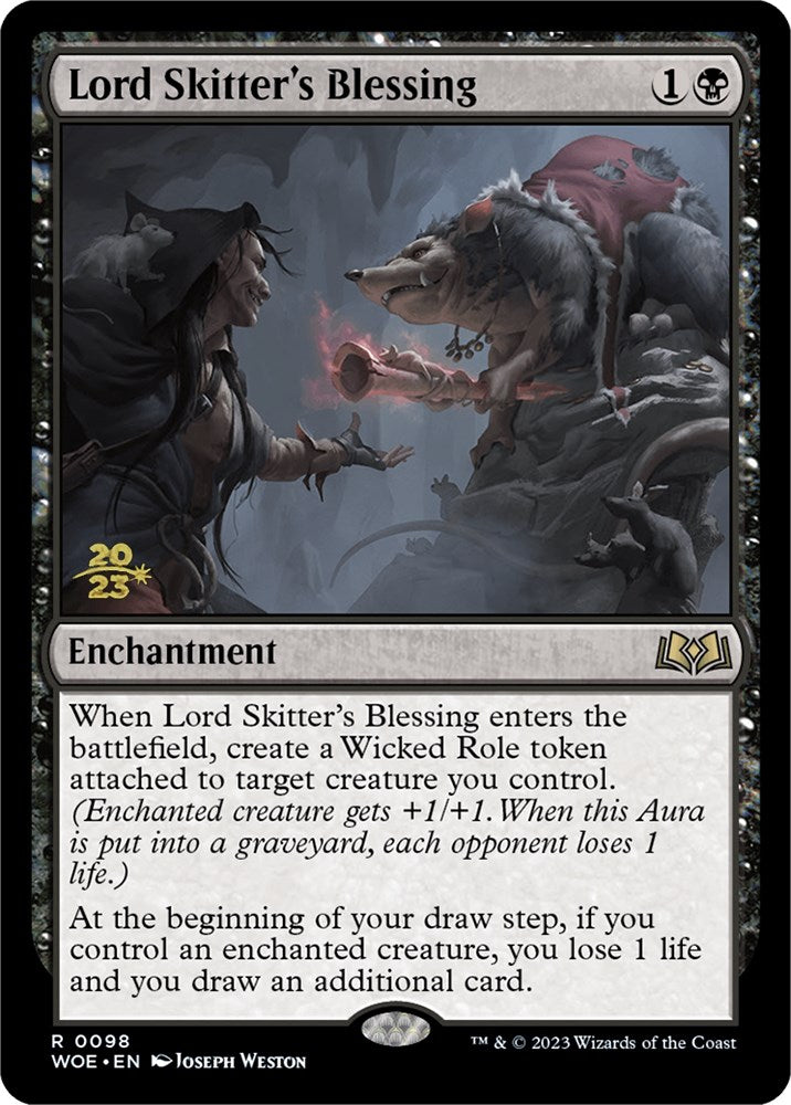 Lord Skitter's Blessing [Wilds of Eldraine Prerelease Promos] | Enigma On Main