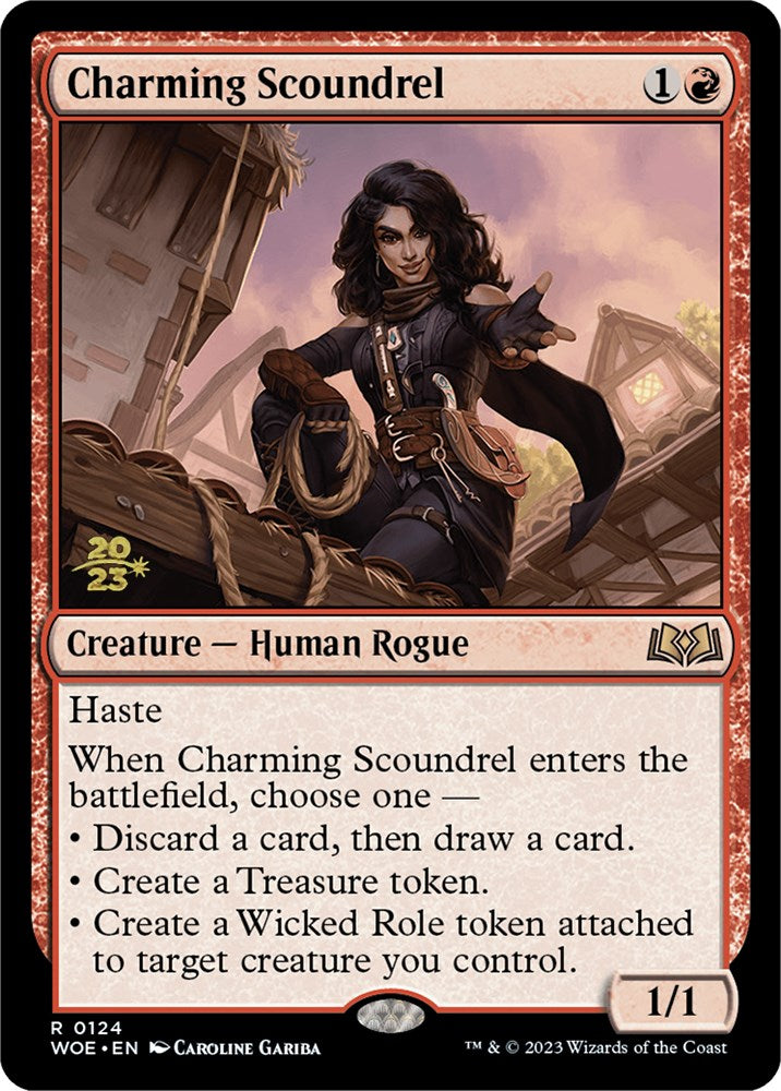 Charming Scoundrel [Wilds of Eldraine Prerelease Promos] | Enigma On Main