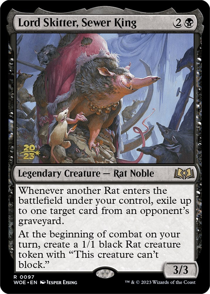 Lord Skitter, Sewer King [Wilds of Eldraine Prerelease Promos] | Enigma On Main