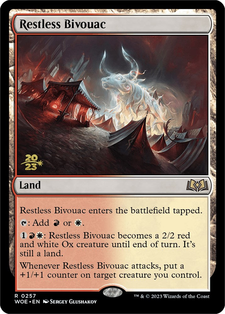 Restless Bivouac [Wilds of Eldraine Prerelease Promos] | Enigma On Main