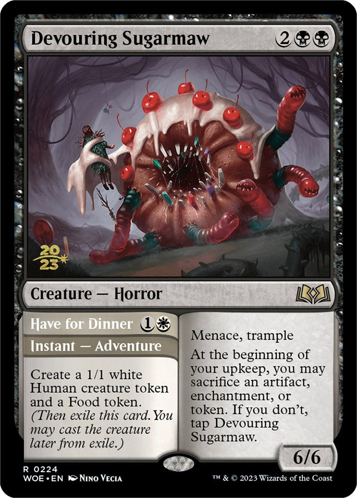 Devouring Sugarmaw // Have for Dinner [Wilds of Eldraine Prerelease Promos] | Enigma On Main