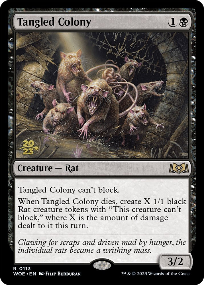 Tangled Colony [Wilds of Eldraine Prerelease Promos] | Enigma On Main