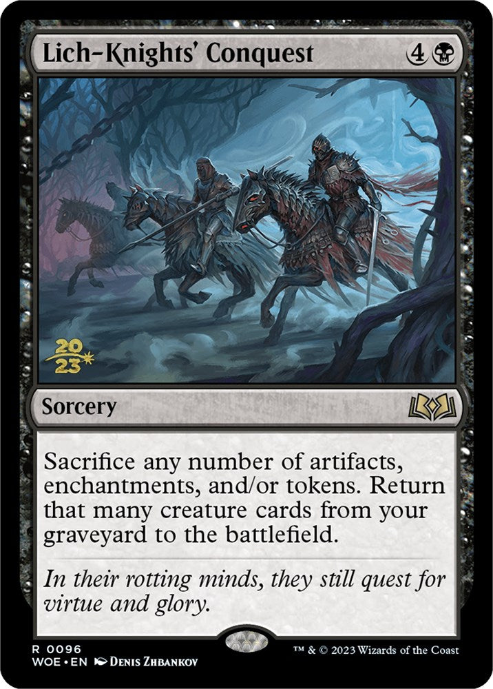 Lich-Knights' Conquest [Wilds of Eldraine Prerelease Promos] | Enigma On Main